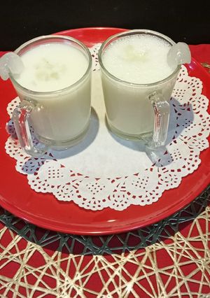 A picture of Summer Special Ice Apple Fruits Milk Shake.