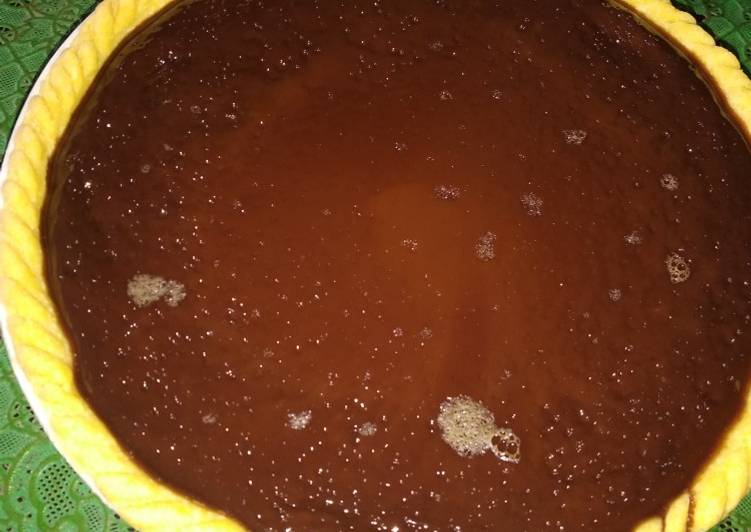 Kue Lontar coklat / Pie susu