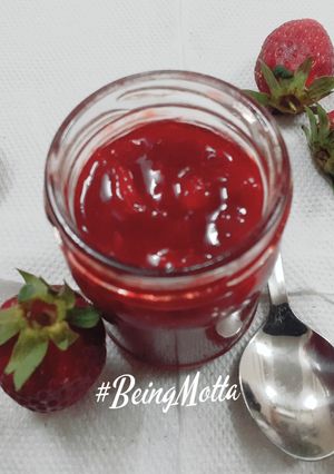 A picture of Strawberry Compote/ Topping.