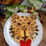 Leopard cheese cake