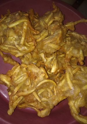 Foto resep Bakwan pisang mentah