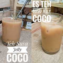 A picture of Teh Susu Jelly Coco/Es Teh Susu Jelly Coco.