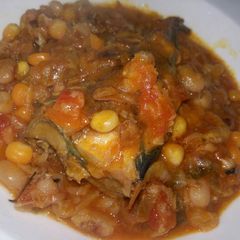 A picture of Porridge Beans & Corn.