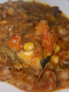 A picture of Porridge Beans & Corn.