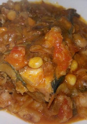 A picture of Porridge Beans & Corn.