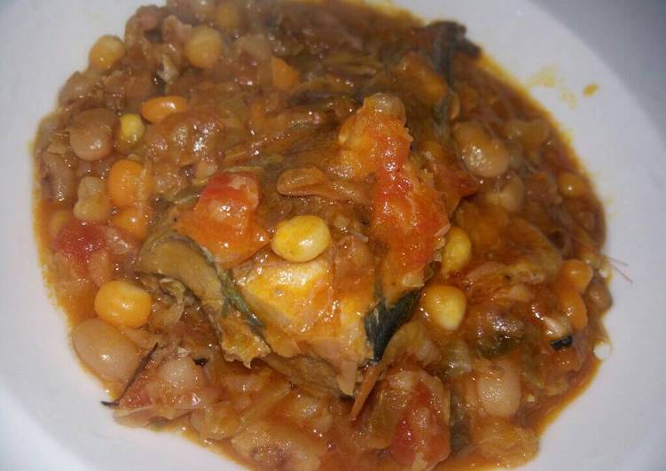 Recipe of Super Quick Homemade Porridge Beans &amp; Corn