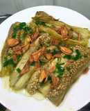 Cà tím nướng mỡ hành (chay) bằng nồi chiên không dầu