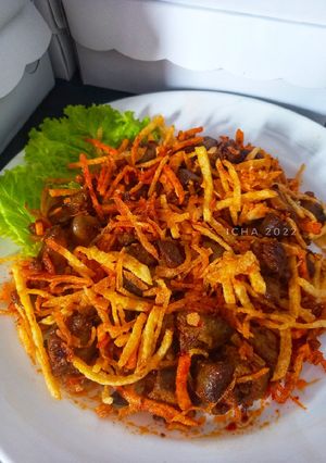 Foto resep Sambal goreng hati kering kentang
