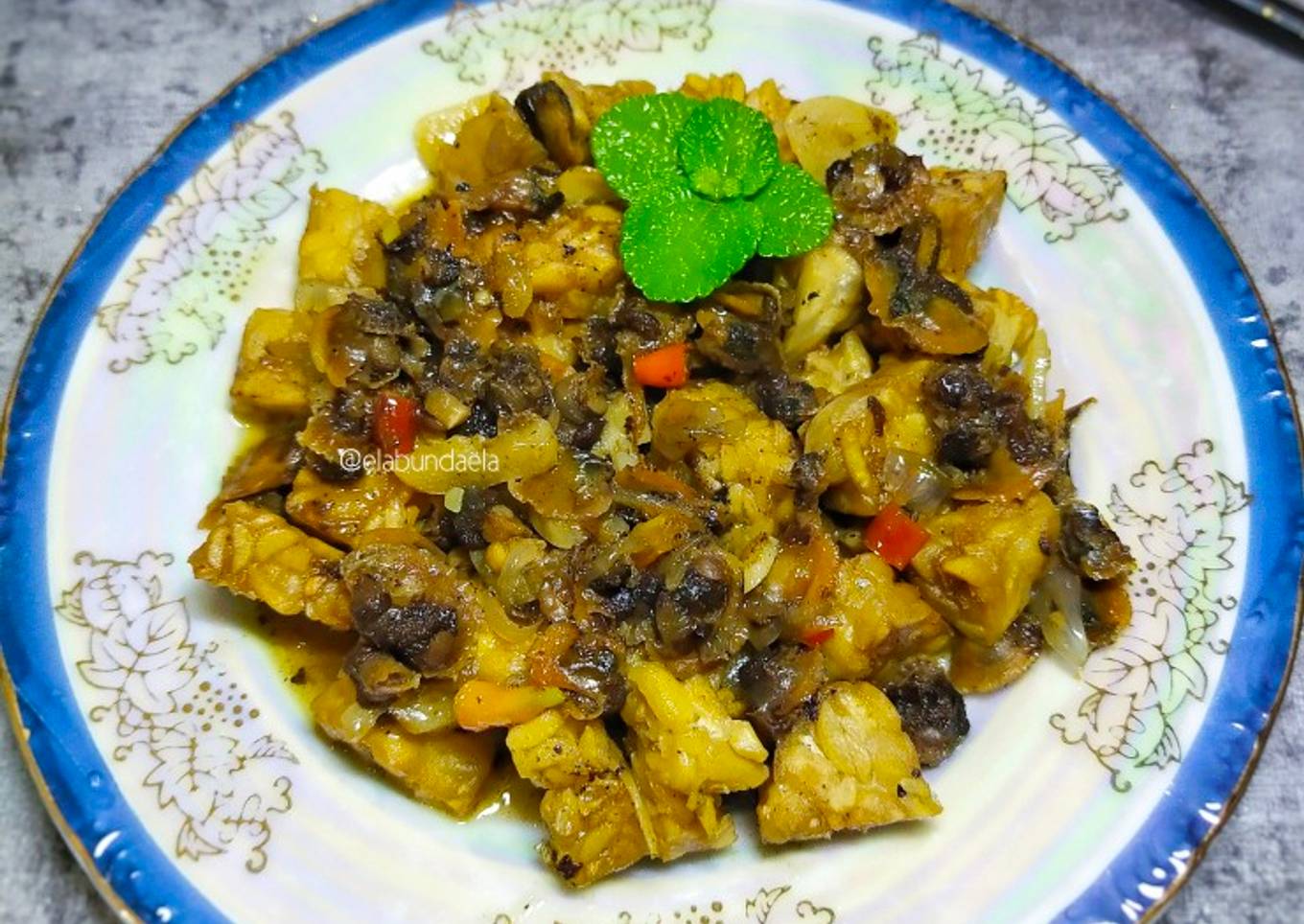 Oseng Kerang Tempe