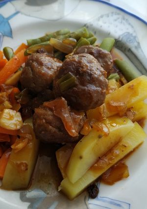 Foto resep Bestik Bola Daging