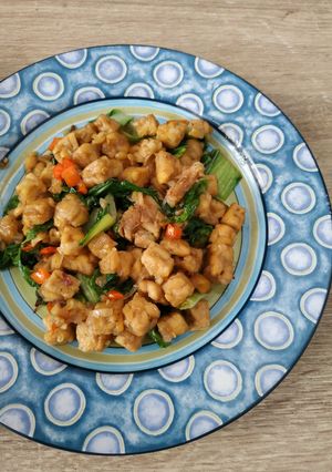 Foto resep Tumis Pokcoy Tempe