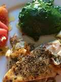 Corvina blanca con acelga blanqueada