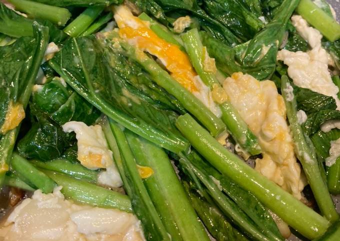 Resipi Sayur Sawi Tumis Telur Oleh Mocque Cookpad