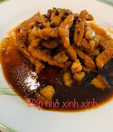 thịt kho tiêu nước dừa
