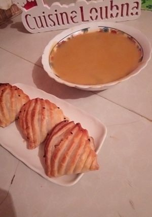صورة لوصفة حساء الخضر بالكرافس