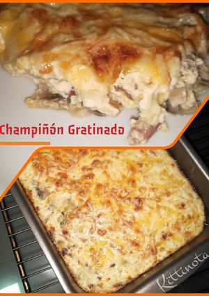 Una foto de Champiñones gratinados (Thermomix)