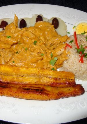 A picture of Ají de Gallina, Jon Style.