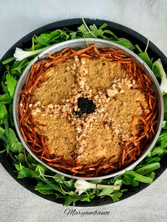 عکسی از دستور حلیم بادمجان با مرغ و عدس 🍲
