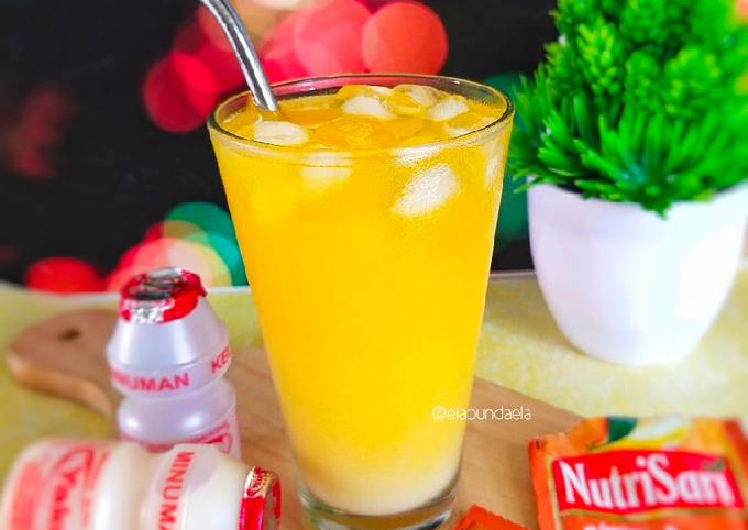 Resep Es Nutrisari Yakult oleh Bunda Ela ✓ - Cookpad