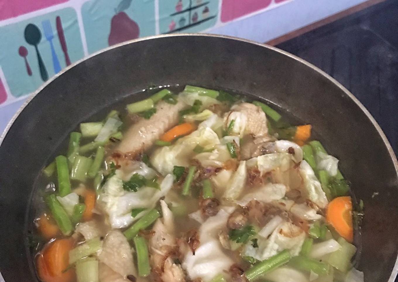 16. Sayur Sop Ayam Kampung
