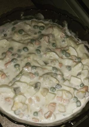 Franciasaláta kicsit feltúrbózva recept fotója