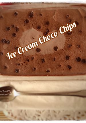 Foto resep Ice Cream Choco Chips #Ketopad