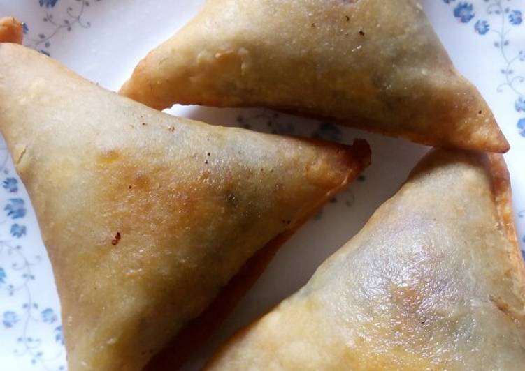 Step-by-Step Guide to Prepare Super Quick Homemade Mince meat samosa