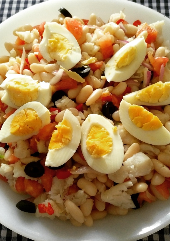 Una foto de Ensalada de alubias