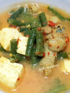 Foto resep Gulai Ayam Tahu Kacang Panjang