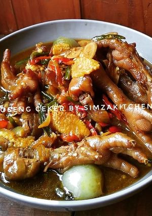 Foto resep Oseng ceker pedas