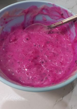 Foto resep Salad dressing buah naga