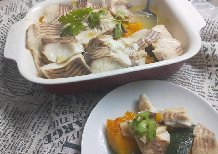 鯛魚南瓜蒸