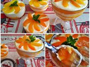 Una foto de postre rápido de queso mascarpone
