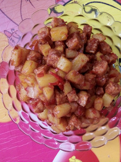 Foto resep Kentang dan tempe balado manis