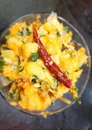 পিয়াজ শাকের পোস্ত রেসিপির প্রধান ছবি