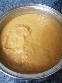 Una foto de Puré de verduras del caldo