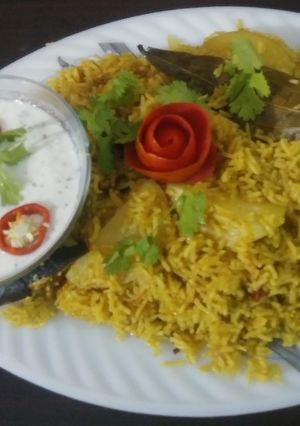 A picture of Aloo masala Rice.