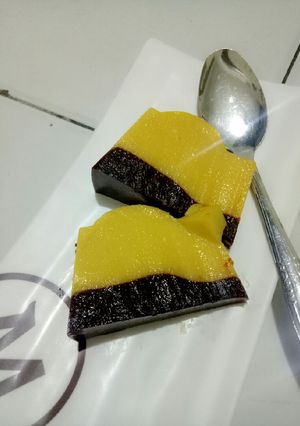 Foto resep Puding Labu Kuning Vla Coklat