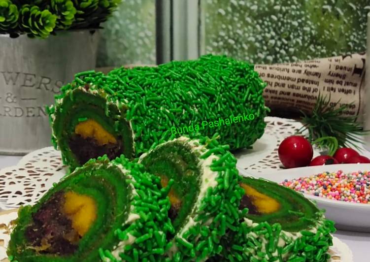 Pandan Roll cake