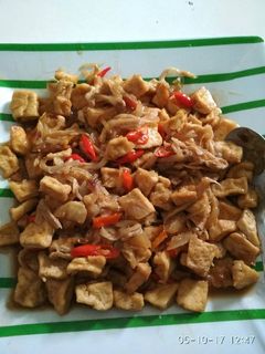 Foto resep Tumisan jamur tahu