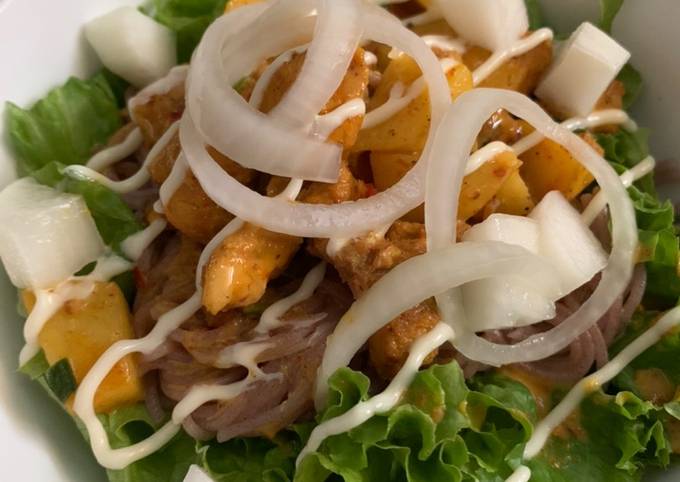 Cach Lam Mon Bun Gạo Lứt Ca Ri Ga Của Bếp Của Tora Cookpad