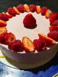 Strawberry Mousse Cake 🍓