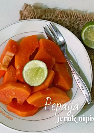 Foto resep Pepaya Jeruk Nipis ✅