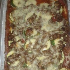 Zucchini lasagna A picture of Zucchini lasagna.