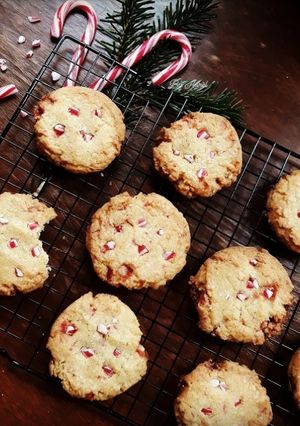 Une photo de ☆Cookies Pépites de Sucre d'Orge☆Noël☆