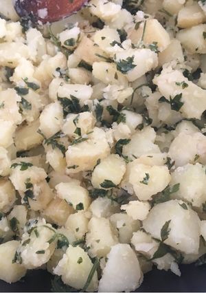 Petrezselymes burgonya recept fotója