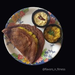 A picture of Ragi Dosa.
