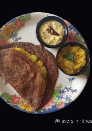 A picture of Ragi Dosa.