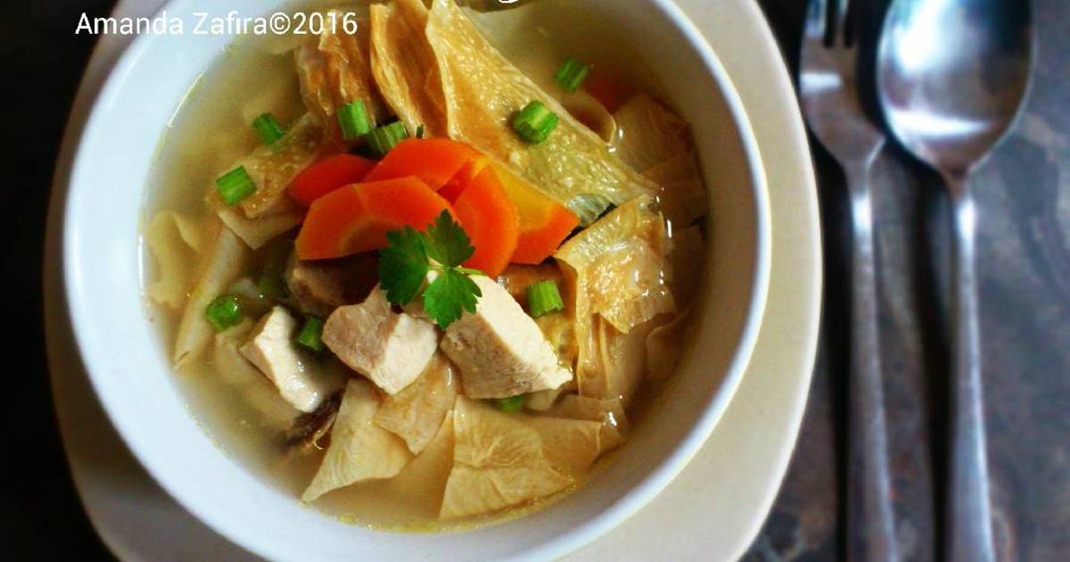 Resep Sup Kembang Tahu Oleh Amanda Garden To Table Cookpad