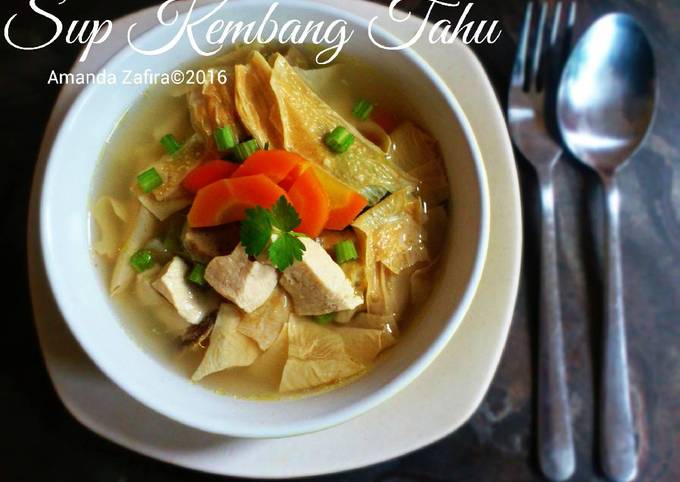 Resep Sup Kembang Tahu Oleh Amanda Garden To Table Cookpad